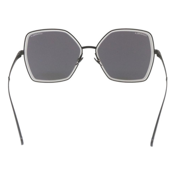 CHANEL Sunglasses Black 4262 CC Auth am458b - Picture 4 of 9